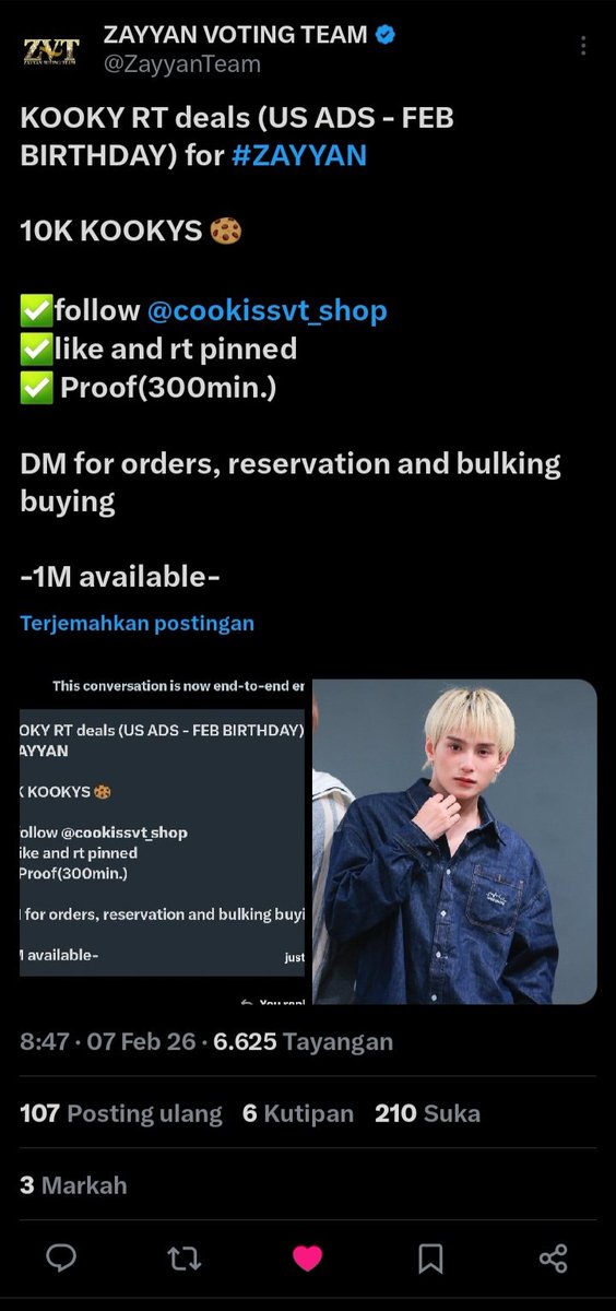 Zayyan6312's tweet photo. @ZayyanTeam @cookissvt_shop Done for my baby chick🐣💛💚 https://t.co/G6adHmVr8b