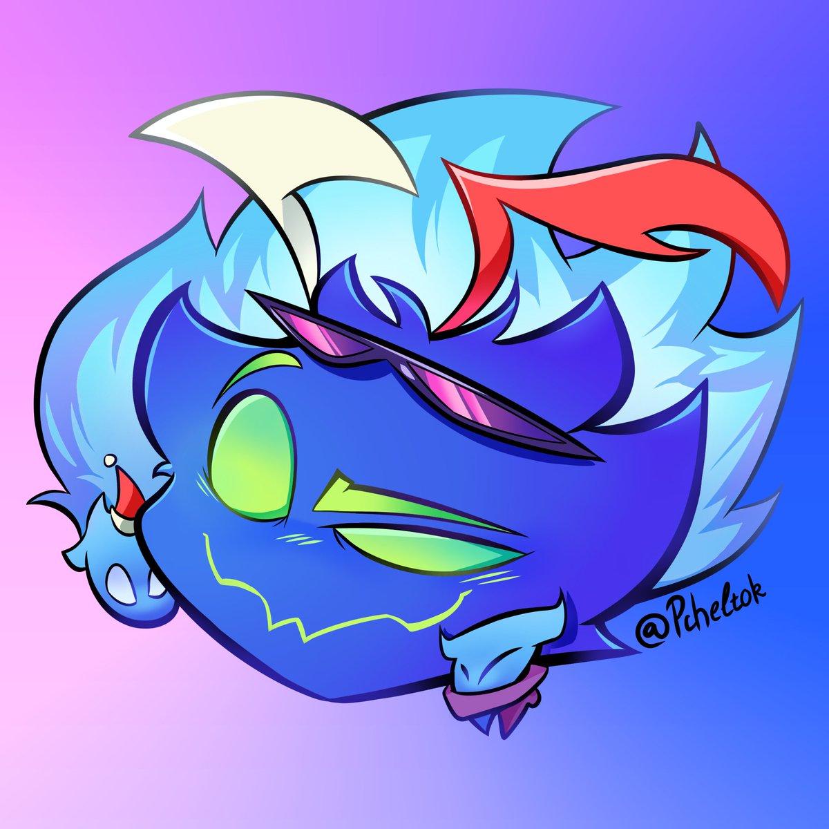 4/4 😏💙😎
(Forgot to post him sorry 😭😭😭)
#HelluvaBoss #Asmodeus