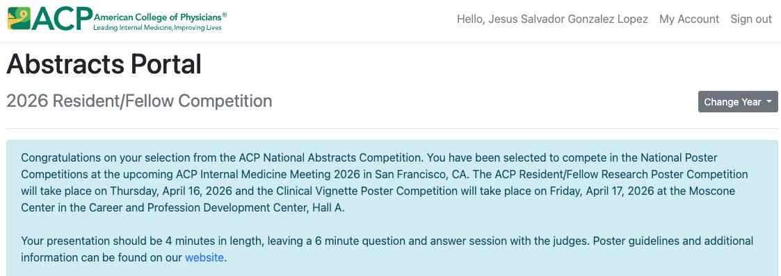 jsalvadorgl's tweet photo. Two great news last week! Our @MayoClinicEndo paper on meal fat storage and weight gain was published in @AJCNutrition. Also, my poster was selected for the ACP meeting in San Francisco 2026. Grateful to my mentor at Mayo Clinic and current residency support at @IUIntMed. https://t.co/vJZVgmwnZE
