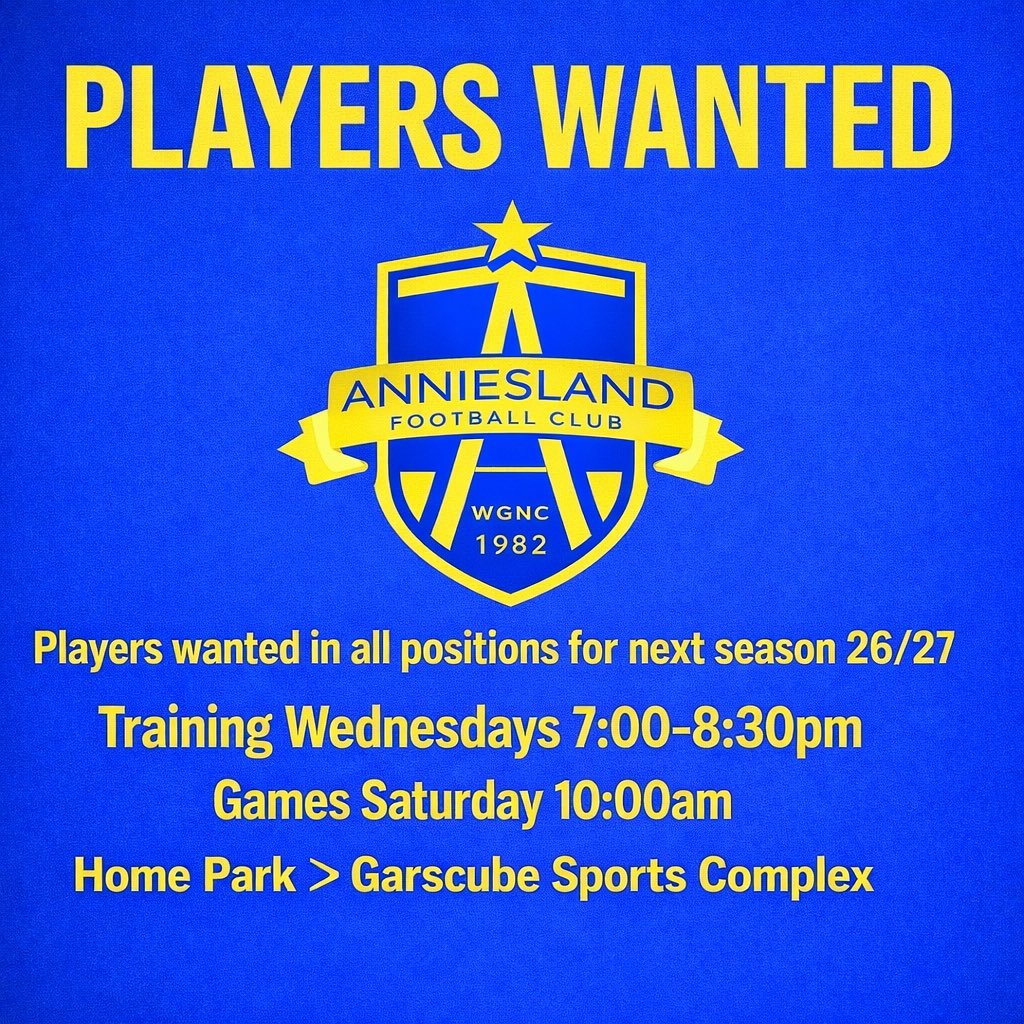 Anniesland AFC tweet media