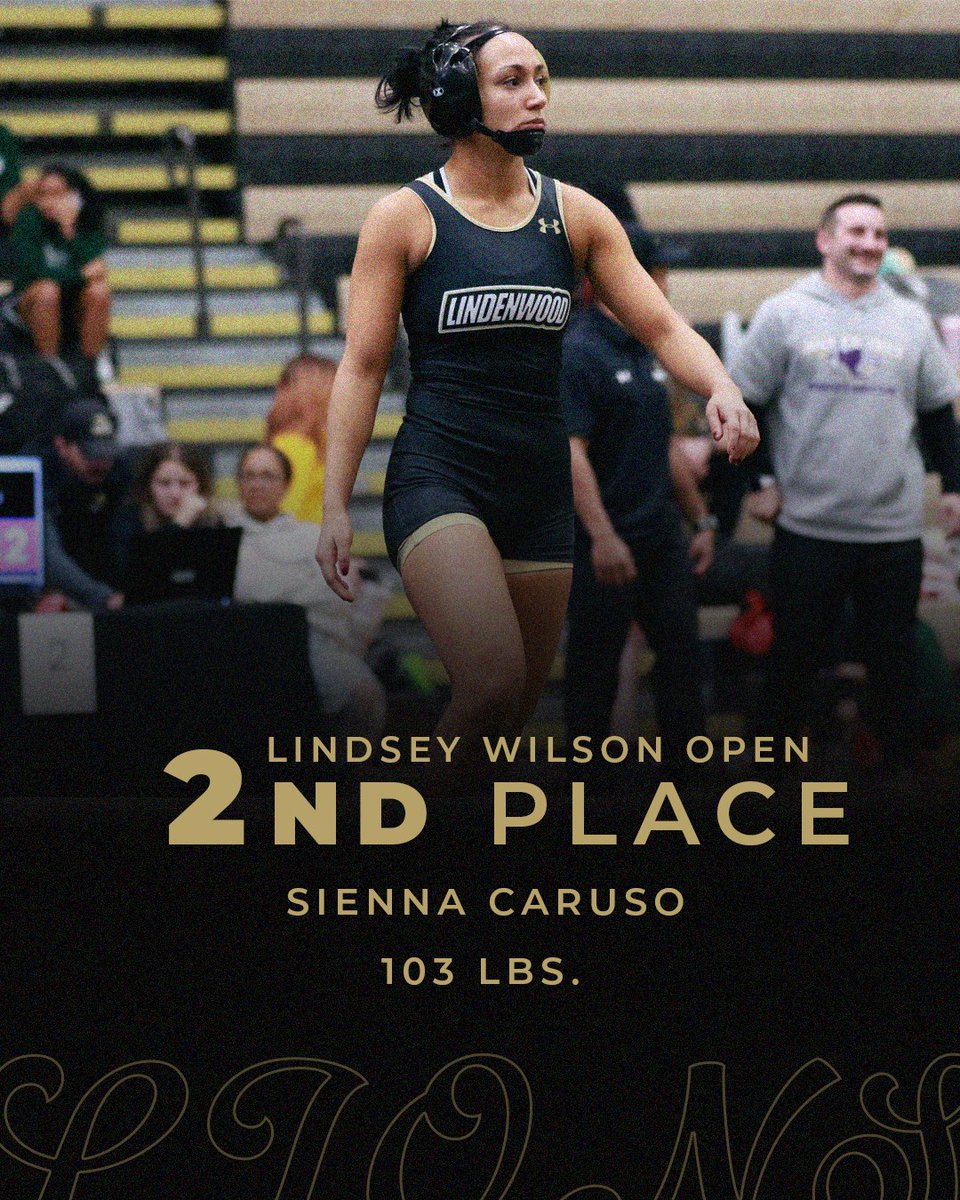 LUWWrestling's tweet photo. Sienna Caruso takes second place at the Lindsey Wilson Open for our first podium finish of the day‼️��

#TheHuntBegins https://t.co/vuQDrQvzlg