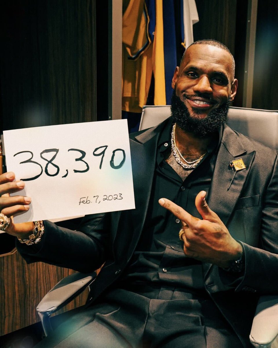 📸 Hoy hace 3 años, LeBron superaba a Kareem Abdul-Jabbar para convertirse en el máximo anotador de todos los tiempos en la NBA