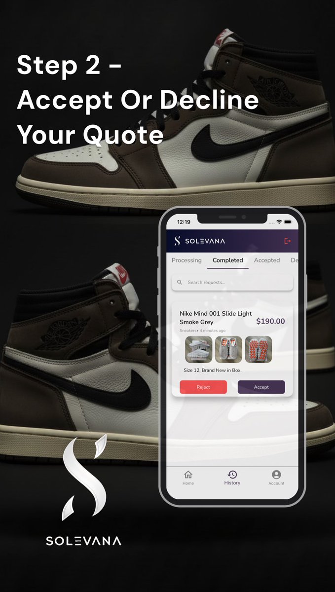 Solevanaapp's tweet photo. 2. Accept or Decline Your Quote https://t.co/DuigaBwO6X