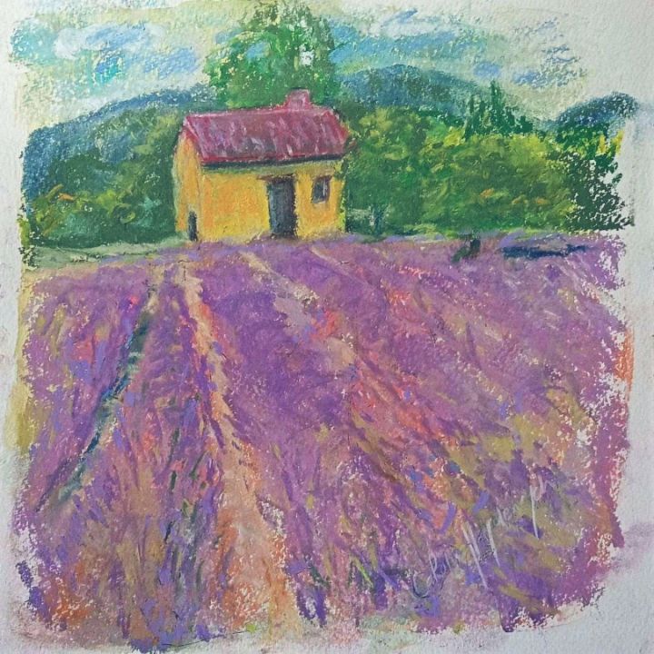 Art of the Day! ""My Little Yellow House"". Buy at: ArtPal.com/gouwspetro?i=1…