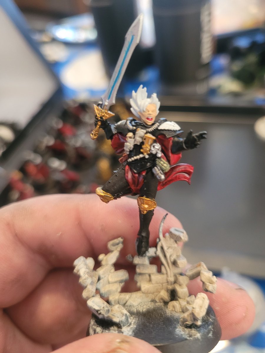 Mostly done. Could use advice for glowing eyes. No idea how to handle the power pack and cape.