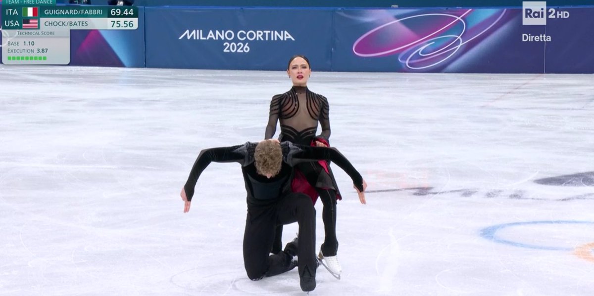 giada_demartis's tweet image. Last but not least:
CHOCK Madison / BATES Evan #TeamUSA  (soundtrack:Paint It Black by Ramin Djawadi) 
STUPENDI !!!!!!

#MilanoCortina2026
#OlimpiadiInvernali2026
#MilanoCortinaOlympics2026
#FigureSkating
#Olympics
#IceDance