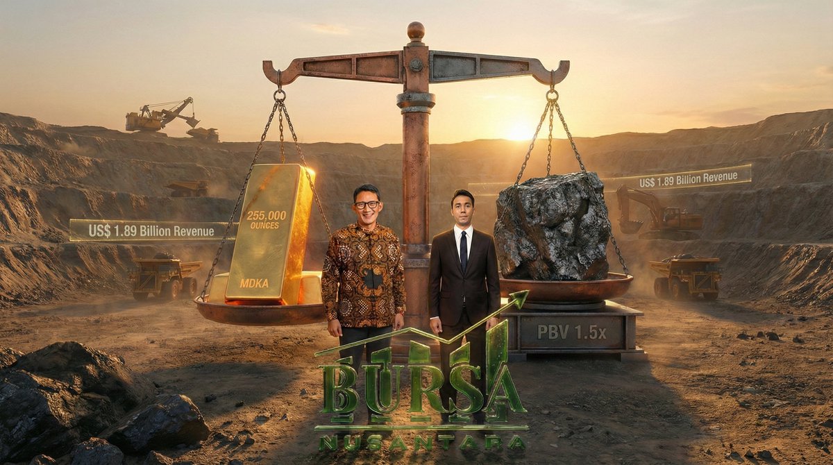 BursaNusantara's tweet image. 💎MDKA Murah Banget? PBV Cuma 1,5x, Pendapatan US$1,8 M!

📈 Produksi emas &amp;amp; tembaga stabil.
📊 Valuasi di bawah rata-rata 5 tahun.
🚀 Proyek Pani Gold jadi booster.
💰 Margin of safety menarik!
#MDKA #Saham #Emas #Investing

Cek di sini bursanusantara.com/saham-mdka-pbv…