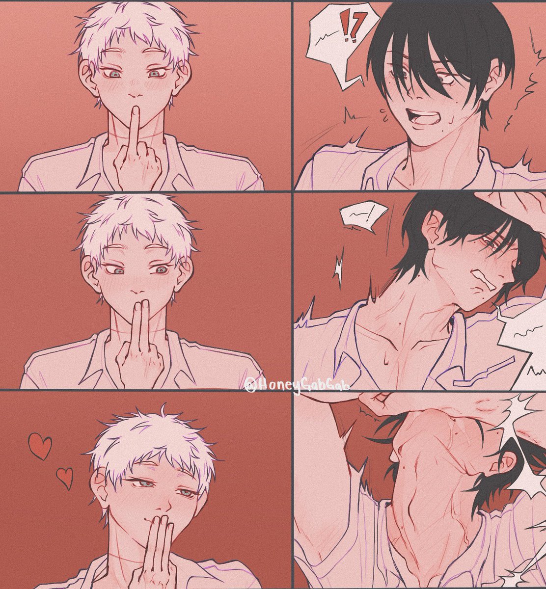 honeygabgab's tweet photo. Maybe I’m just as bad as Hikaru-🤭🙈🤪🤷🏽‍♀️🌈

#光が死んだ夏 #thesummerhikarudied #TSHD #tshdtwt #hikaru #yoshiki #hikayoshi #anime #animefandom #animeart #fanart #art https://t.co/dKO4HuUuMy