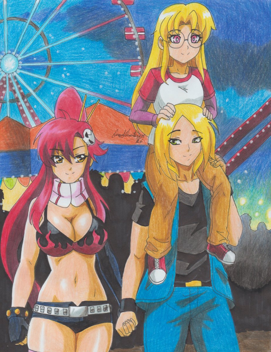 C0m request for me.

Just a simple piece of me, my oc Lona and Yoko having a grand ol’ time at a festival fair.

Art by <a href="/OscarjQuint2892/">OscarJ QuinteroM</a>