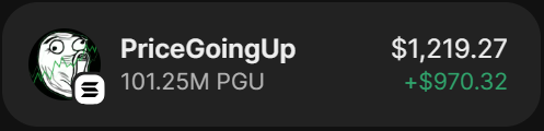 pricegoingupsol's tweet photo. I JUST WANTED TO ASK IF WE WILL HIT THE $1000 LOCKED SUPPLY AND HELL YEAH WE DO! 💎 🙌
$PGU
Diamand HANDS prevail!
$PGU
UP UP UP! 🚀🤑💰

ALL OF THIS WILL BE LOCKED NOW 100M $PGU https://t.co/M0zTZelF8x