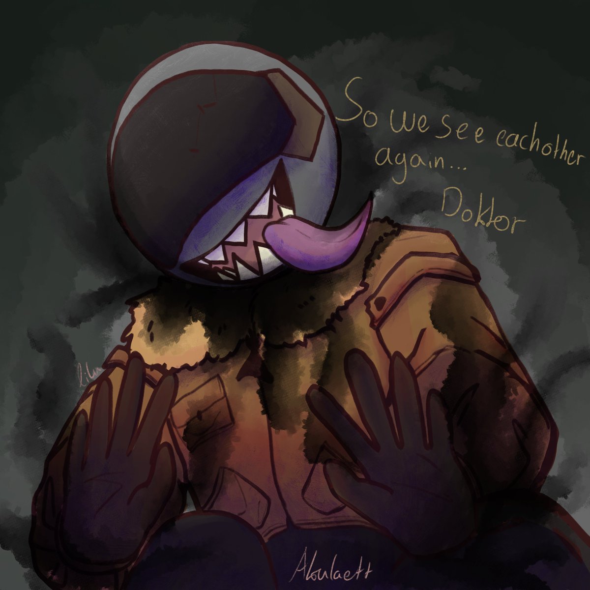 akulaett's tweet photo. Haven't drawn this freak in years #OC #OriginalCharacter #originalcharacterart https://t.co/y8mPcafIMK