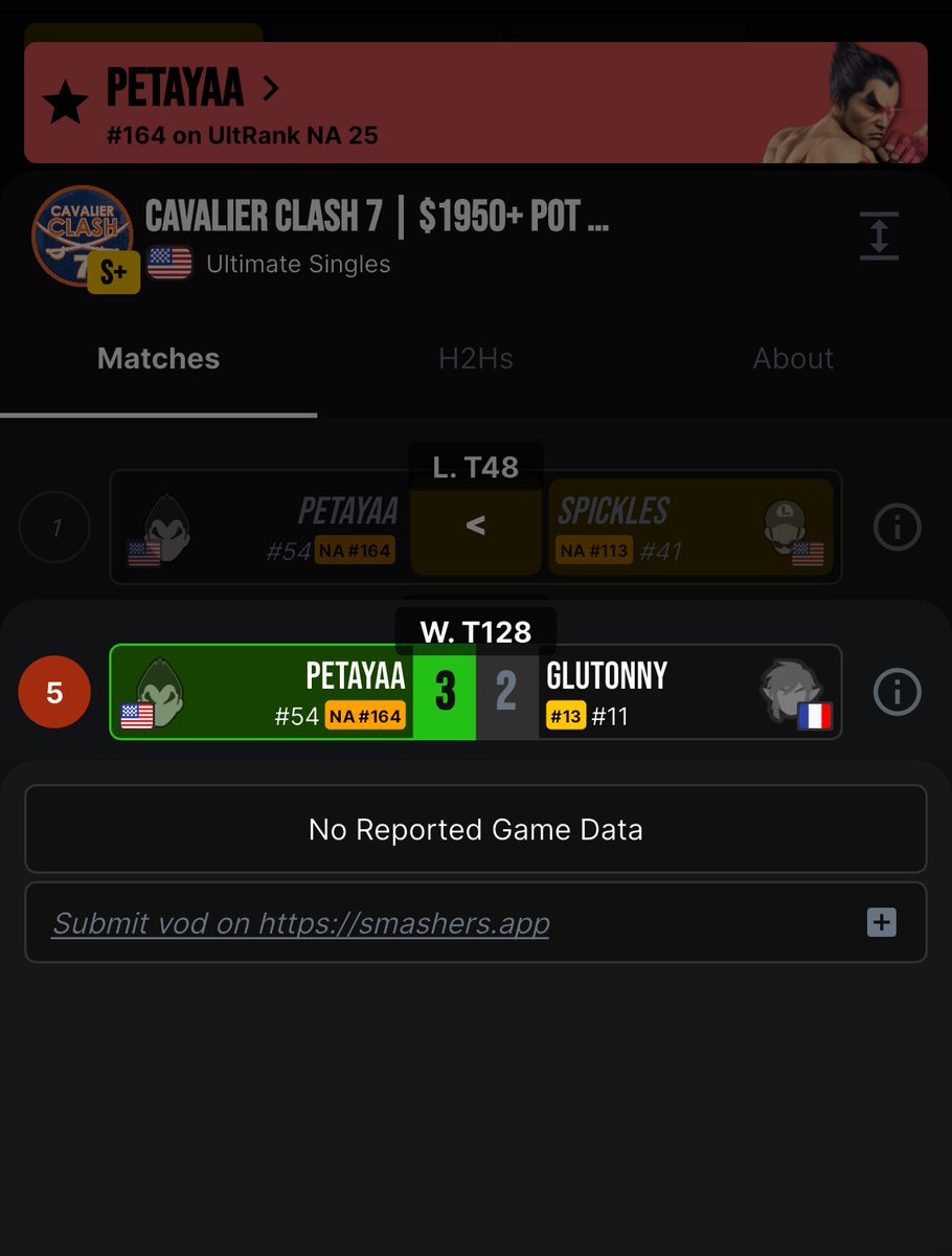 NJRosebloom's tweet photo. NEW JERSEYS GLOBALLY HIDDEN WARRIOR @petaya_a GETS THE BIGGEST UPSET SO FAT REVERSE 3-0ING GLUTTONY!!!!! https://t.co/vz8feDHmMx