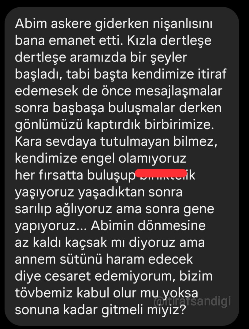 Gece gece içimizi karartan itiraf