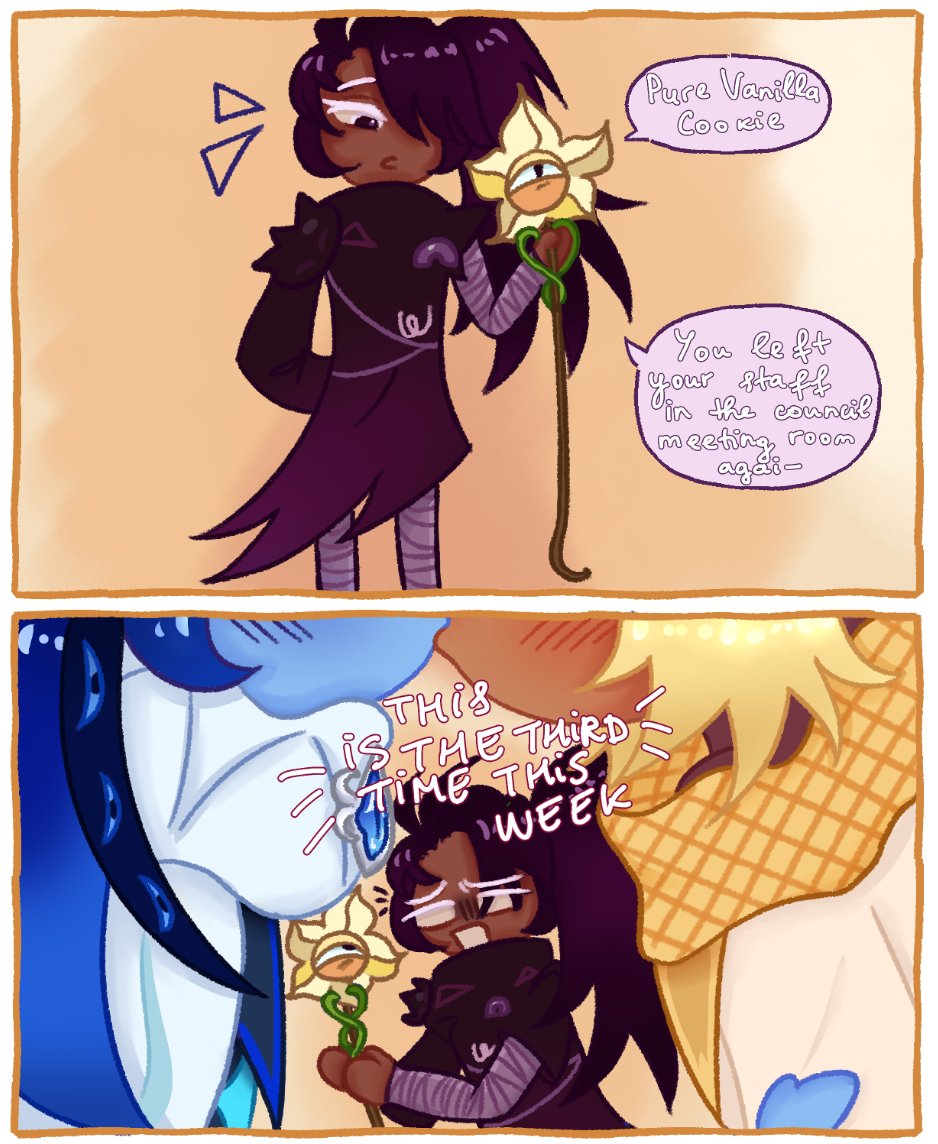 nillyvannilly's tweet photo. Day 7 - [Friend] 🎭🍦
#SDVNWeek #shadowvanilla #crk  #purevanillacookie #shadowmilkcookie #blackraisincookie https://t.co/6mJe6XrILI