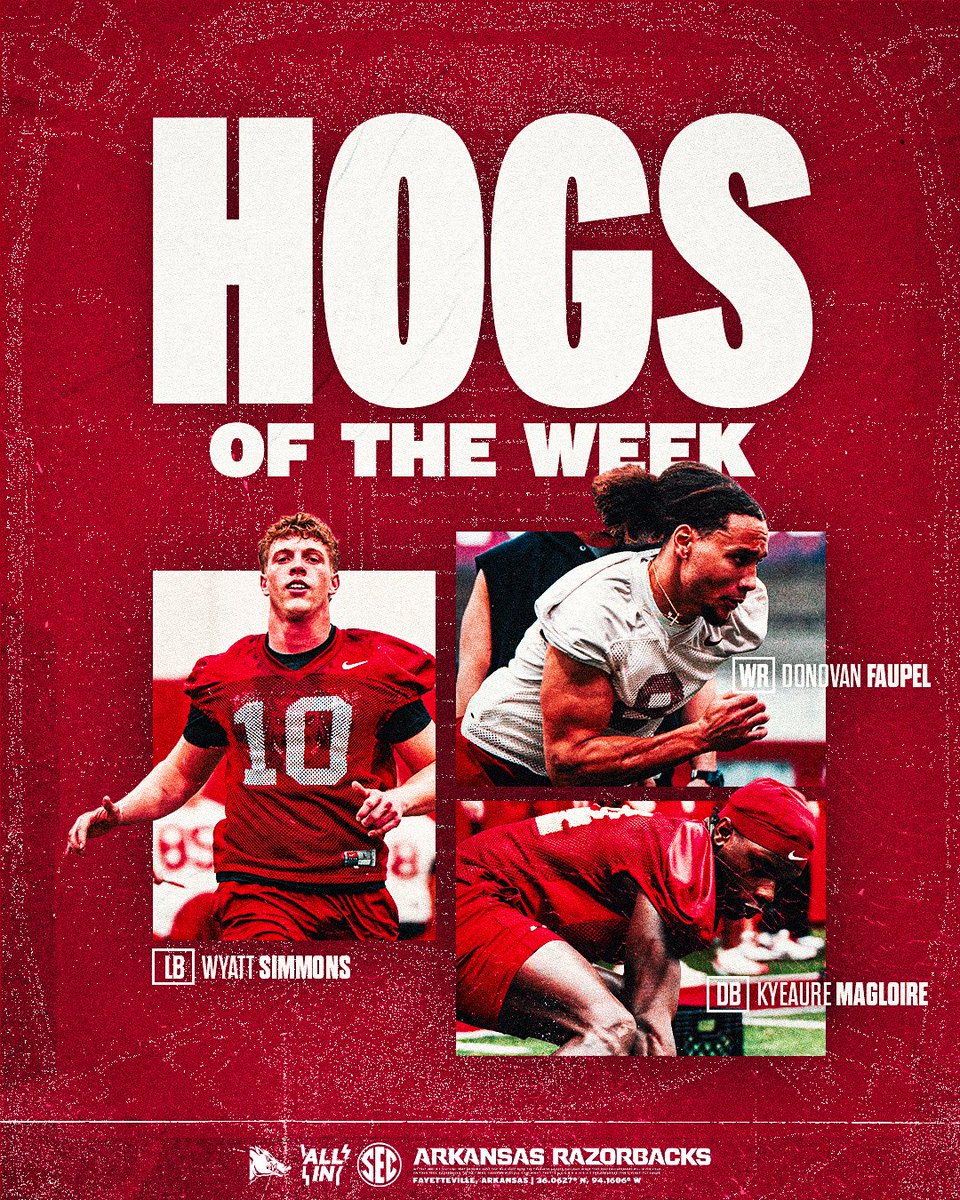 Arkansas Razorback Football tweet media