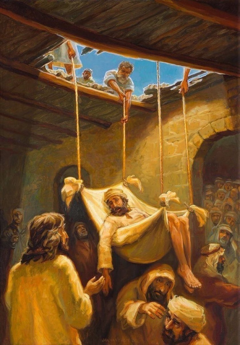 UniCatolicos_es's tweet photo. Recuérdalo siempre: Jesús curó a un paralítico gracias a la fe de sus amigos, así que rodéate más de gente que te acompañe al Cielo y no que te hagan volver al confesionario. https://t.co/Dw9do8Klh2