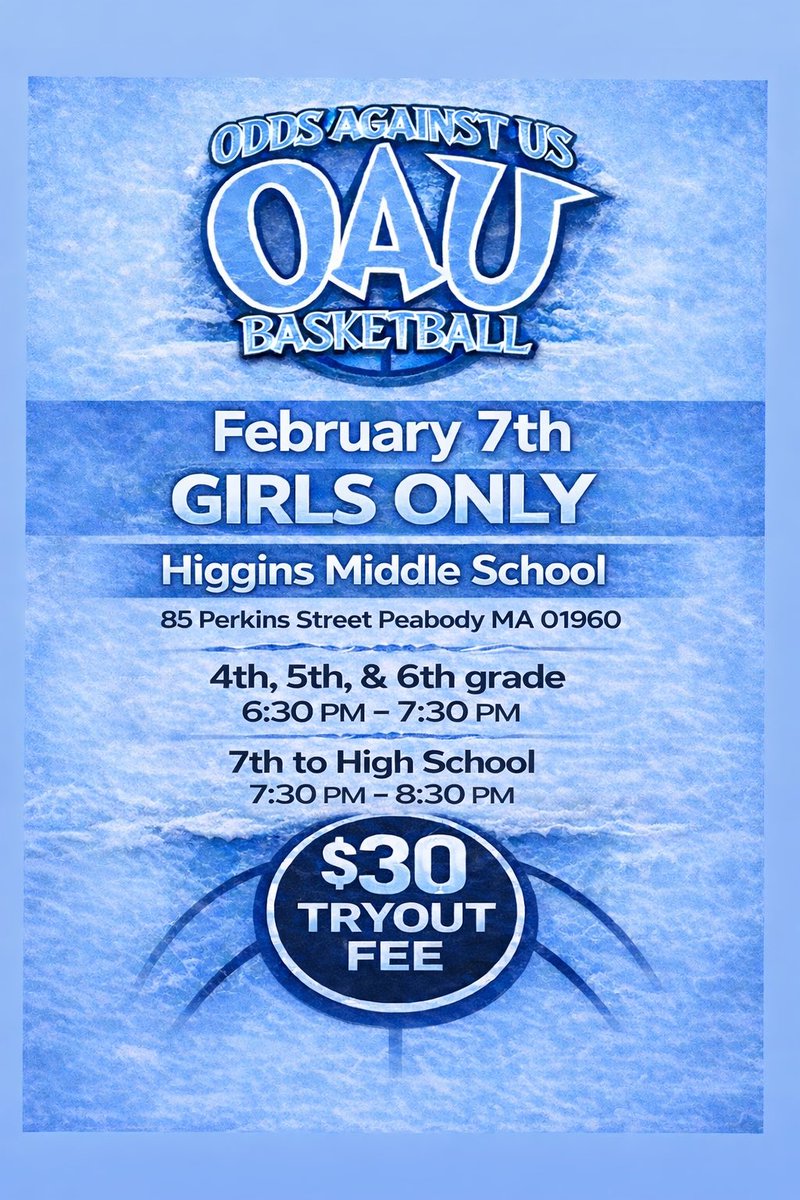 odds_against_us's tweet photo. Last tryouts for the Girls! Tonight! https://t.co/eHjh3TfSIe