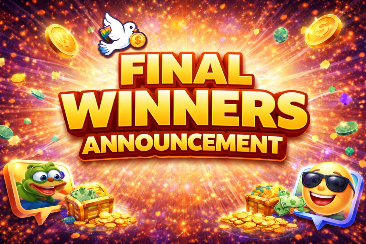 🏆🕊 RAREDOVE CAMPAIGN - FINAL WINNERS ANNOUNCEMENT 🕊🏆

What a journey.
After 14 days, 14 quests, and 12 mini games, the #RareDove Community Campaign officially comes to a close 🎉🔥

Thank you to everyone who showed up, stayed active, and believed in the vision. Now, let’s