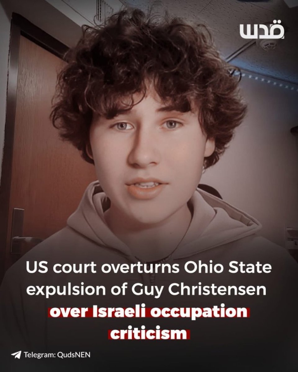 A U.S. federal judge ruled in favor of activist Guy Christensen, finding that Ohio State University violated his constitutional right to free speech by expelling him over TikTok videos criticizing Israeli actions in Gaza. The court ordered the removal of any expulsion record from
