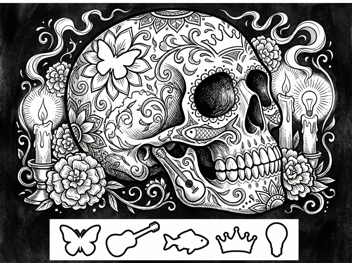 Hidden objects strip