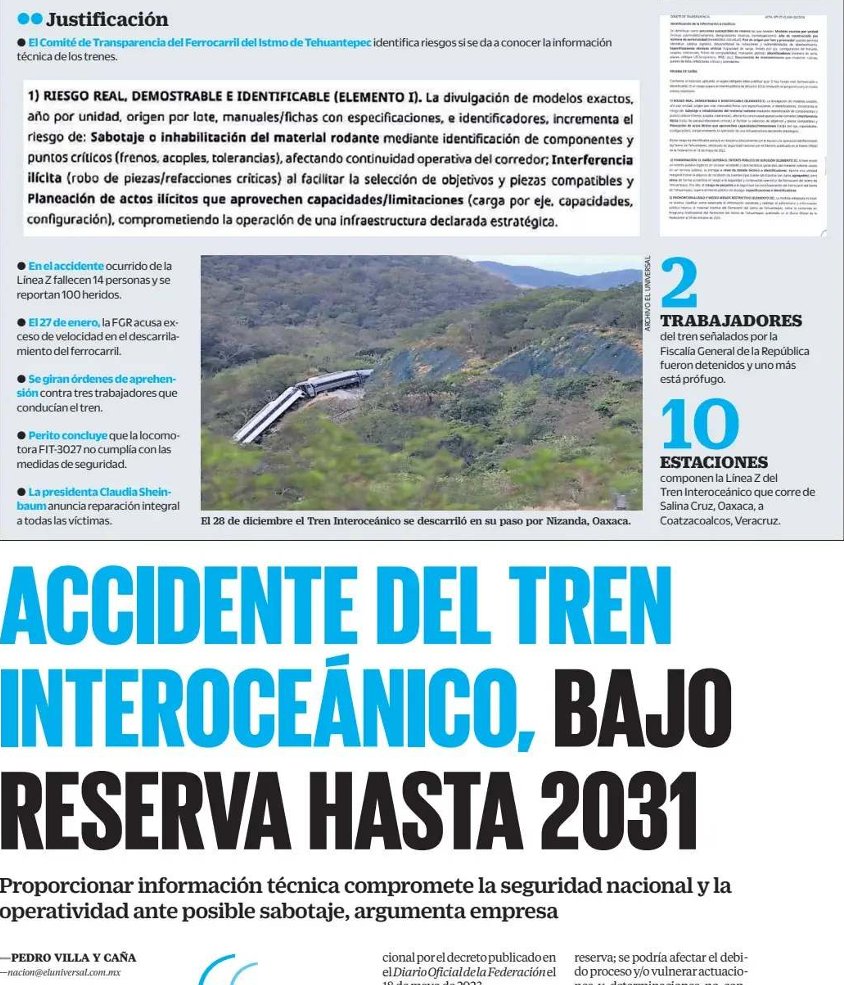 Presidenta <a href="/Claudiashein/">Claudia Sheinbaum Pardo</a>:

Las mañaneras no son una fuente de información sino una tribuna de propaganda donde mientes y descalificas a tus críticos. Además tu gobierno oculta información para que los ciudadanos valores sus políticas públicas, mira que reservar información sobre