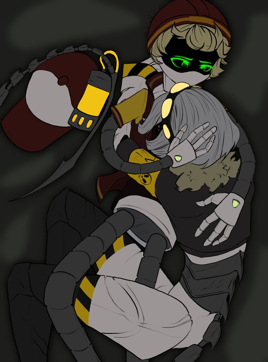 Day 4! Angst
V have some rough times during storms...
The creator is <a href="/KaffeKorel/">KaffeKorel</a>
Go check her account his art is amazing and deserves way more love! #Vhad #Vhadweek #VMurderDrones #Thad #MurderDrones #KillingBlonde