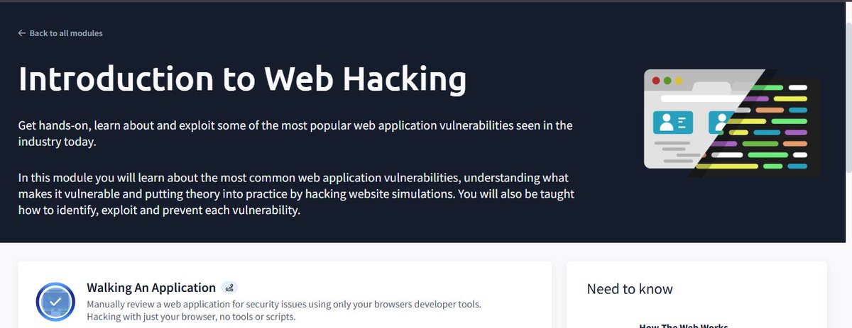 StellaObatoye's tweet photo. Day 36 &amp; 37

Completed three @tryhackme  rooms.

Room 1: Hydra
Room 2: Walking an Application
Room 3: Content Discovery

#OneCybersecurityThingADay https://t.co/H1Yr8NqmTN