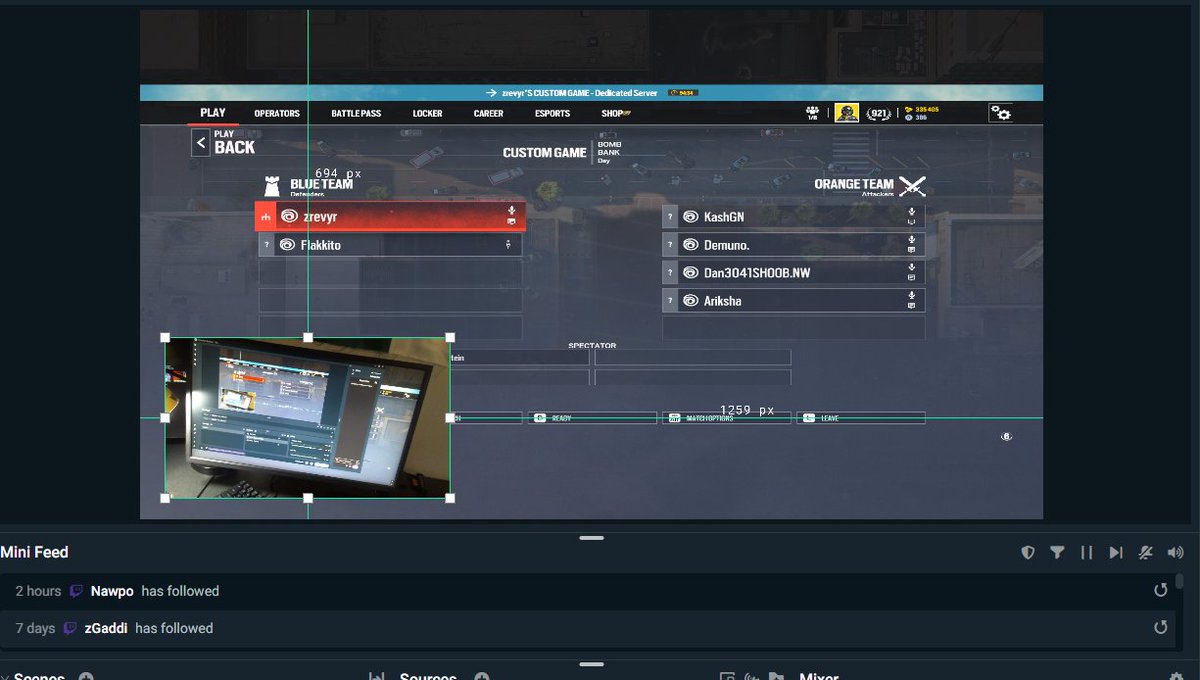 GREATEST SIEGE POV CAM STREAM EVER
 twitch.tv/x9d9n  !!