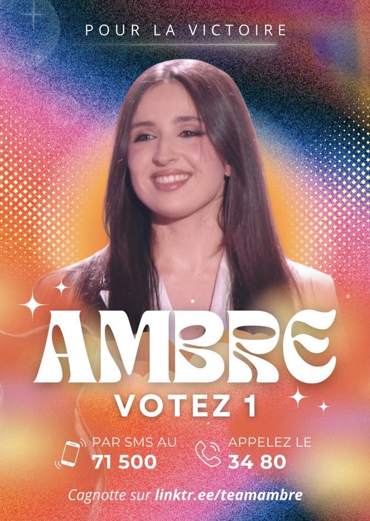 videoredifstar's tweet photo. 🚨 APRÈS CE MESSAGE, IL SERA TROP TARD 🚨
 C’est le dernier moment pour faire la diff ⚖️

📱 1 au 71500 📞 1 au 3480

Pour voir Ambre gagner 🖤🏆
 #StarAcademy #StarAcademyLeLive https://t.co/qxH8qaV3Te