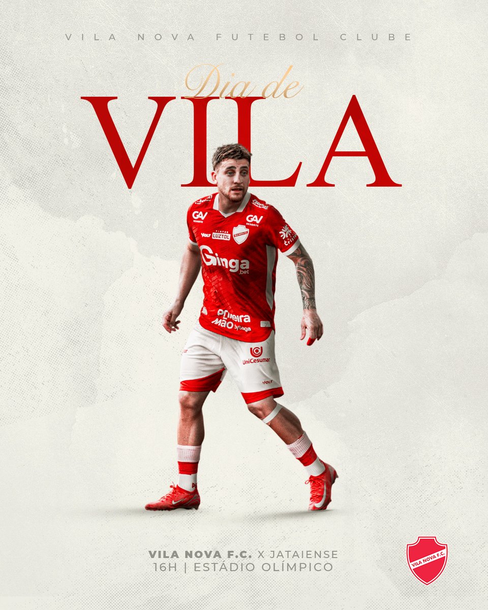 Hoje é dia de VILA e o nosso bloco é no Estádio Olímpico, às 16h. VAMOOOS! #TIMEDOPOVO #RaçaFéUnião