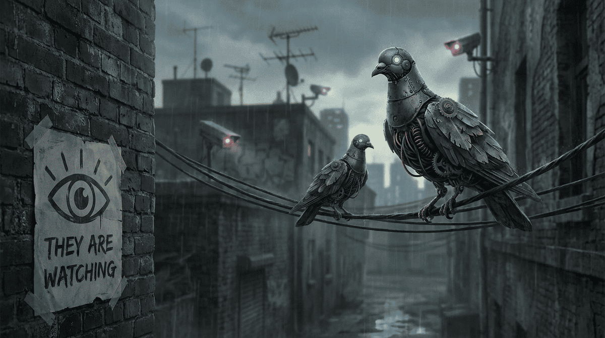 They are watching. $birds