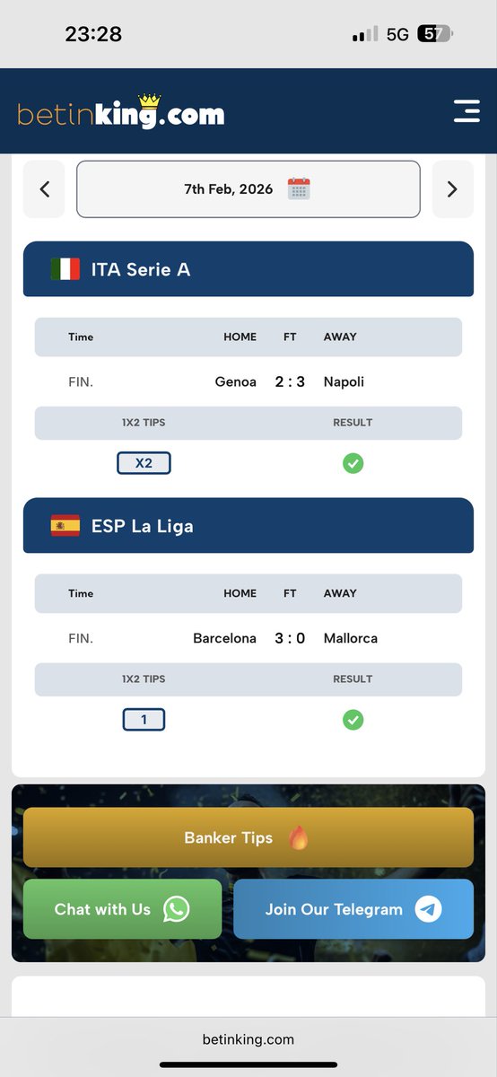 Betinkingcom's tweet image. BETINKING.COM👑
✅