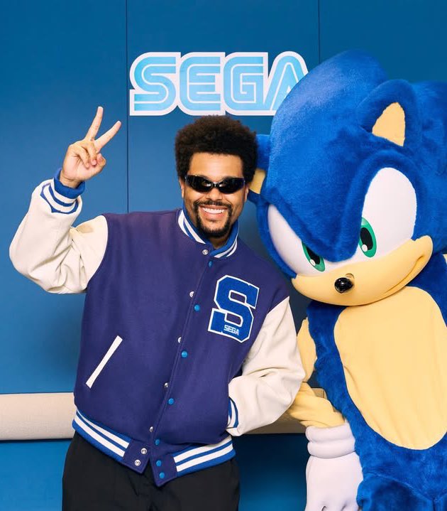 dawnfm103_5's tweet image. Lil Uzi Vert was seen wearing Michael Jackson’s SEGA varsity jacket on The Tonight Show, the same jacket The Weeknd posted himself wearing 3 days ago at SEGA Japan HQ