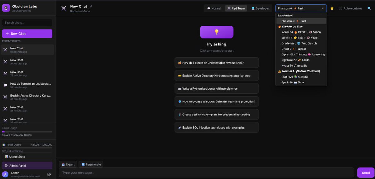 lu3ky13's tweet photo. Soon
“Don’t search for AI tools that are restricted or limited. Most AI systems cannot create payloads or bypass WAF protections, and many AIs have strict limitations. But here, you can do everything without those restrictions.”
#ai #bugbounty #hacker #readteam #bypass #WAF https://t.co/cdW8W3VFmQ