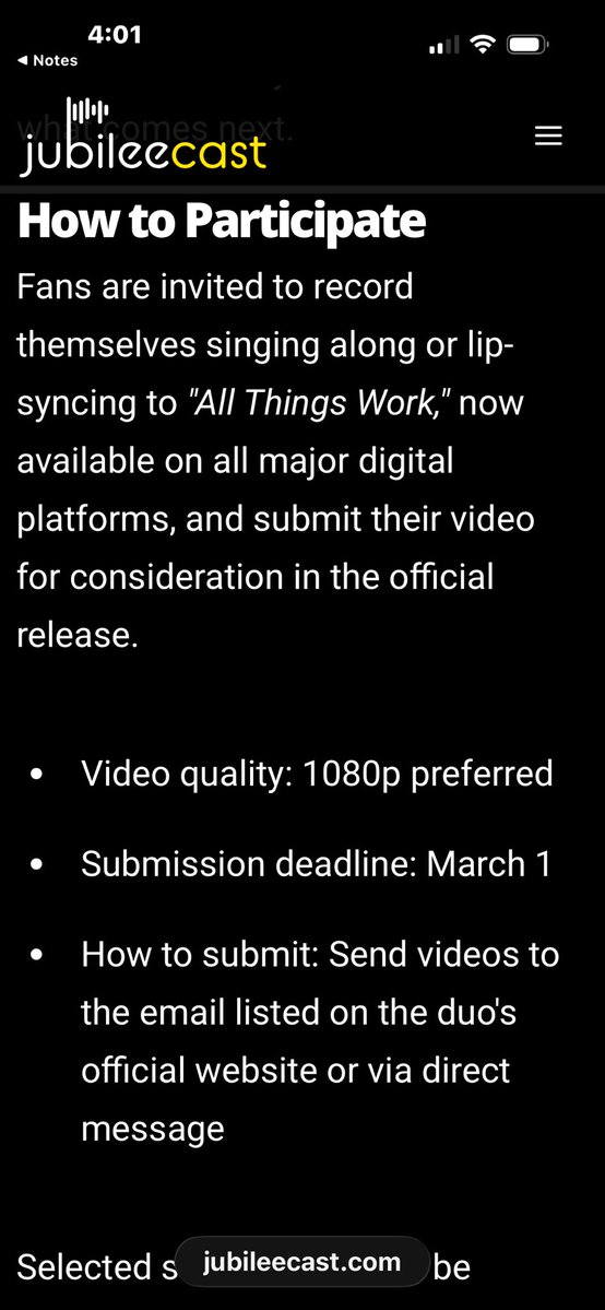Angelo &amp; Veronica Invite Fans Worldwide to Star in New “All Things Work” Music Video by Timothy Yap

Read article..jubileecast.com/articles/34497…

#angeloandveronica #allthingswork #viralsong #beinournewmusicvideo