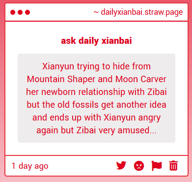 DailyXianbai's tweet photo. KEEP COOKING omg i need to see xianyun getting ragebaited more https://t.co/plXa5jVgPi