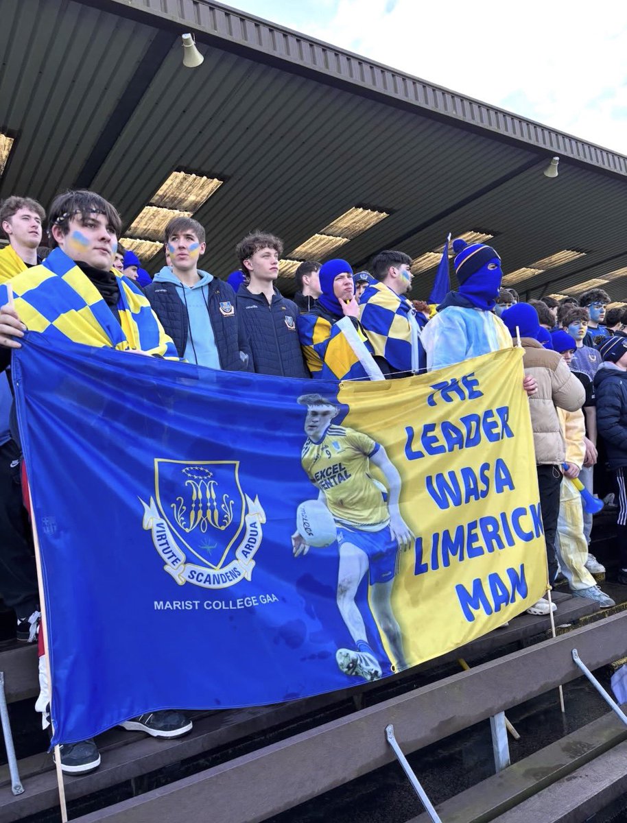 Hard luck to our own Donal Dawson and his <a href="/MaristGAA/">Marist College GAA</a> teammates who lost out in the Senior A Leinster Football Final 😢

Unbelievable flag though! 💪🏻💚🤍