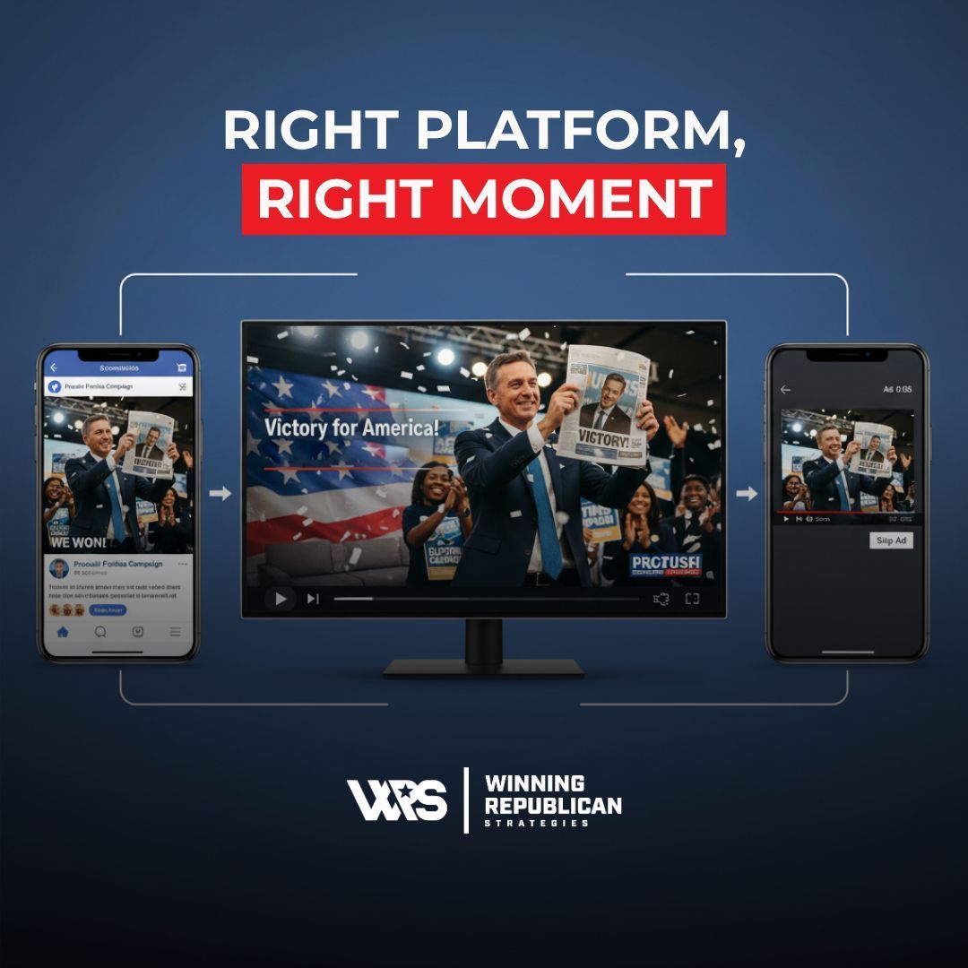 It’s not just what you say — it’s where voters hear it.  
WRS optimizes every ad placement for high engagement and voter trust.