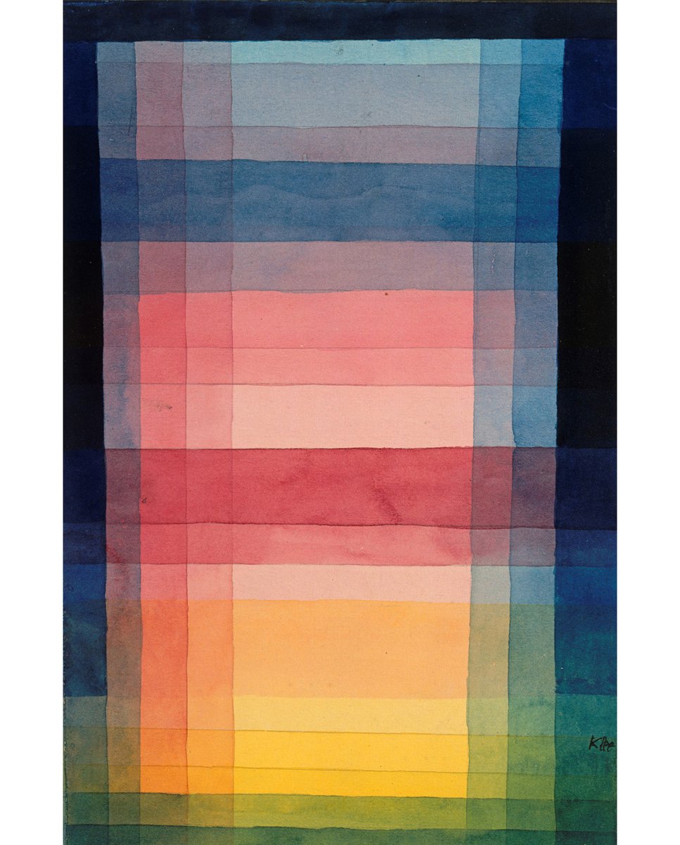 MenschOhneMusil's tweet photo. Paul #Klee (1879-1940), Architektur der Ebene, 1923. https://t.co/N4a1CeEKA8