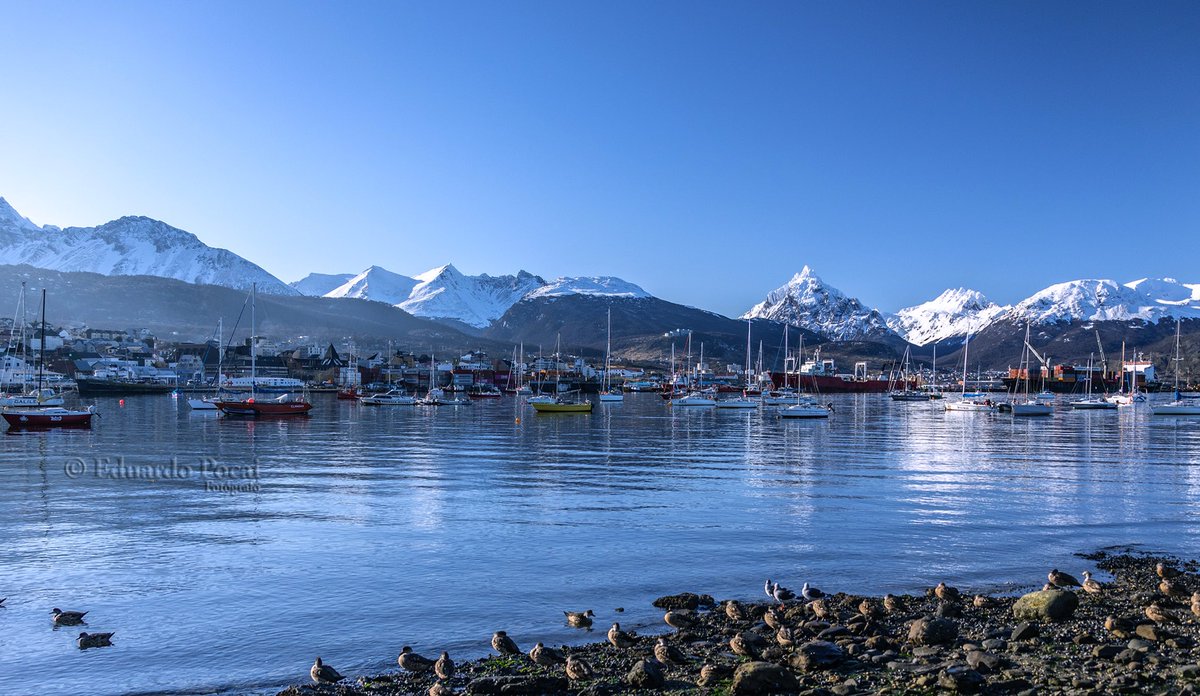 Cuando vengas en invierno, vas a tener estos maravillosos paisajes, únicos en #UshuaiaFantástica