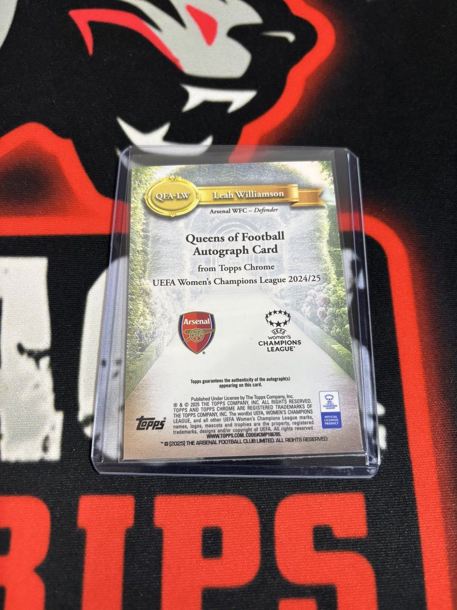 Last call for this. $130 shipped in the US. Leah Williamson Queens of Football Auto /99