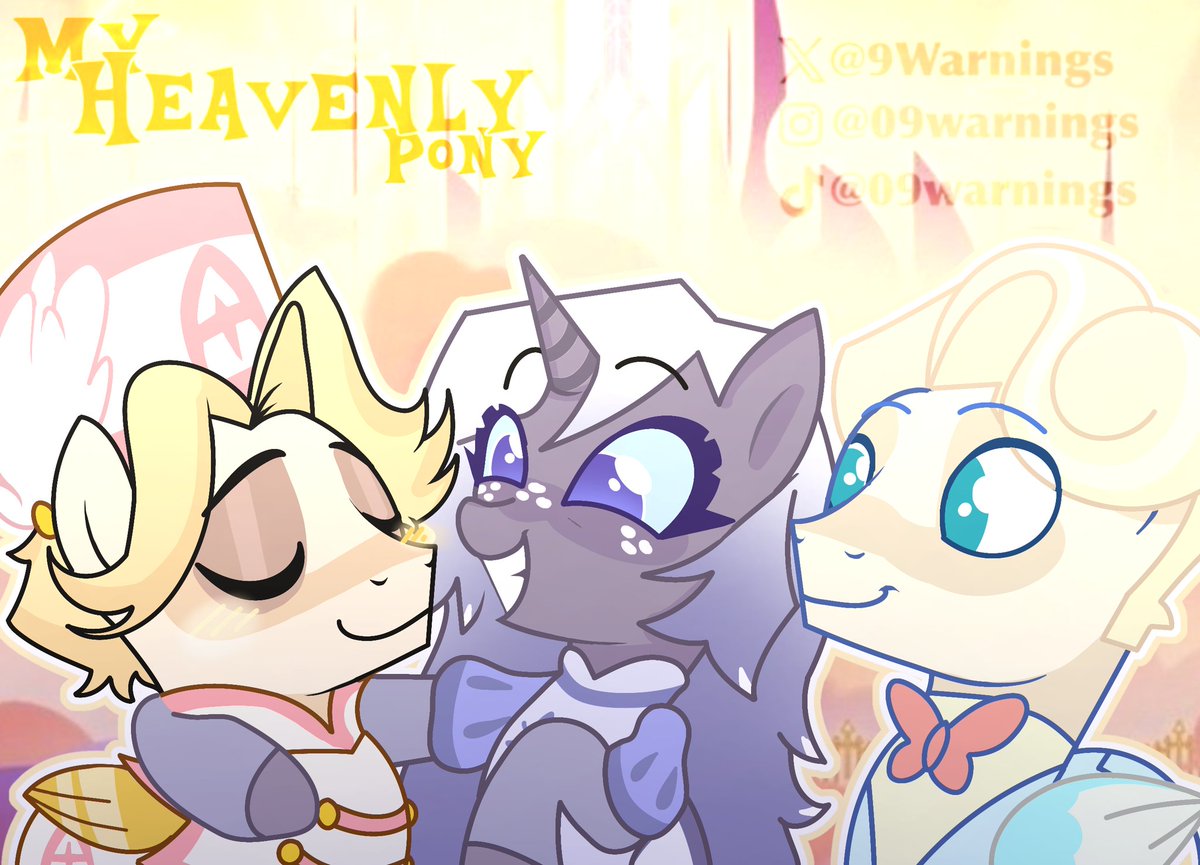 9Warnings's tweet photo. My heavenly pony

#serapherd #HazbinHotel #mylittlepony https://t.co/CIpD8PAuBv