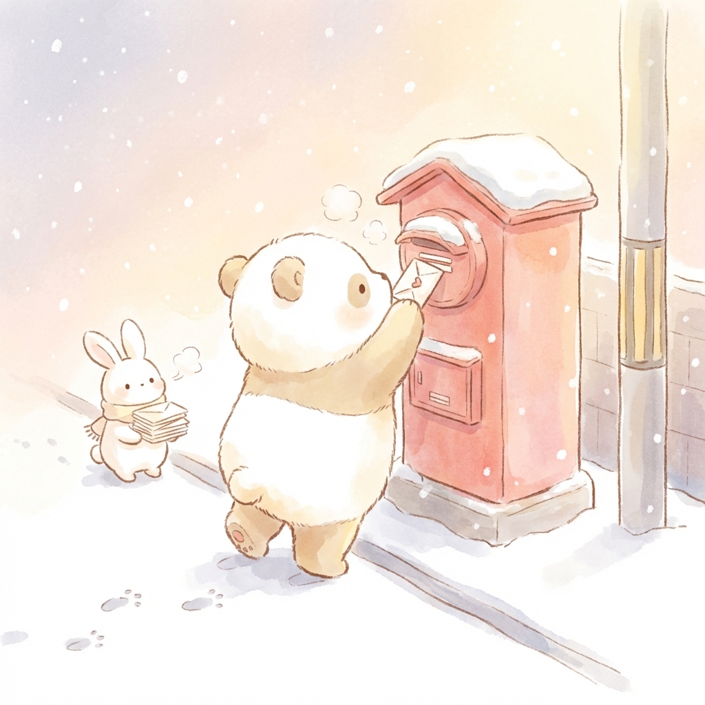 届けるね📮』 #パンダ #panda #AIart