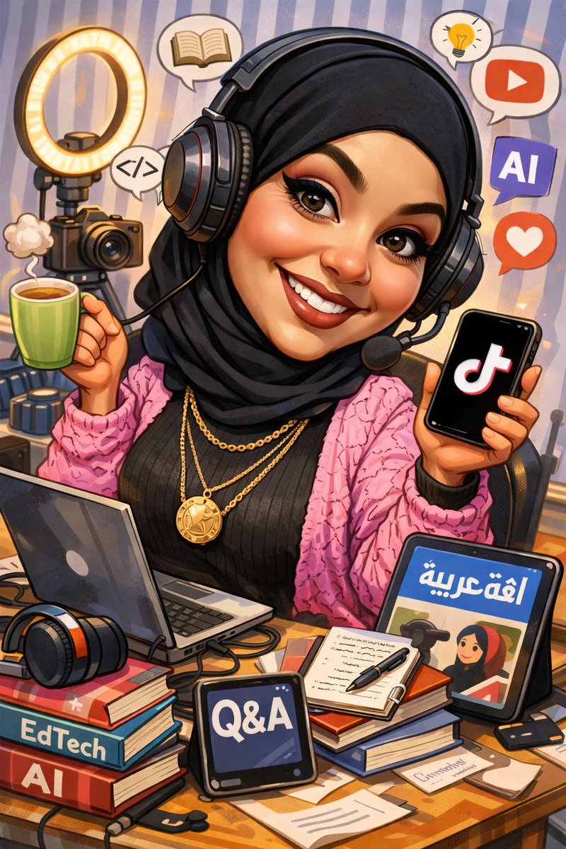 ترجم ونستنا وأفكاري كلها حتي كبايه القهوه  🙂
ممكن اعمل محتوي بس مستحيل ابقي تيكتوكر