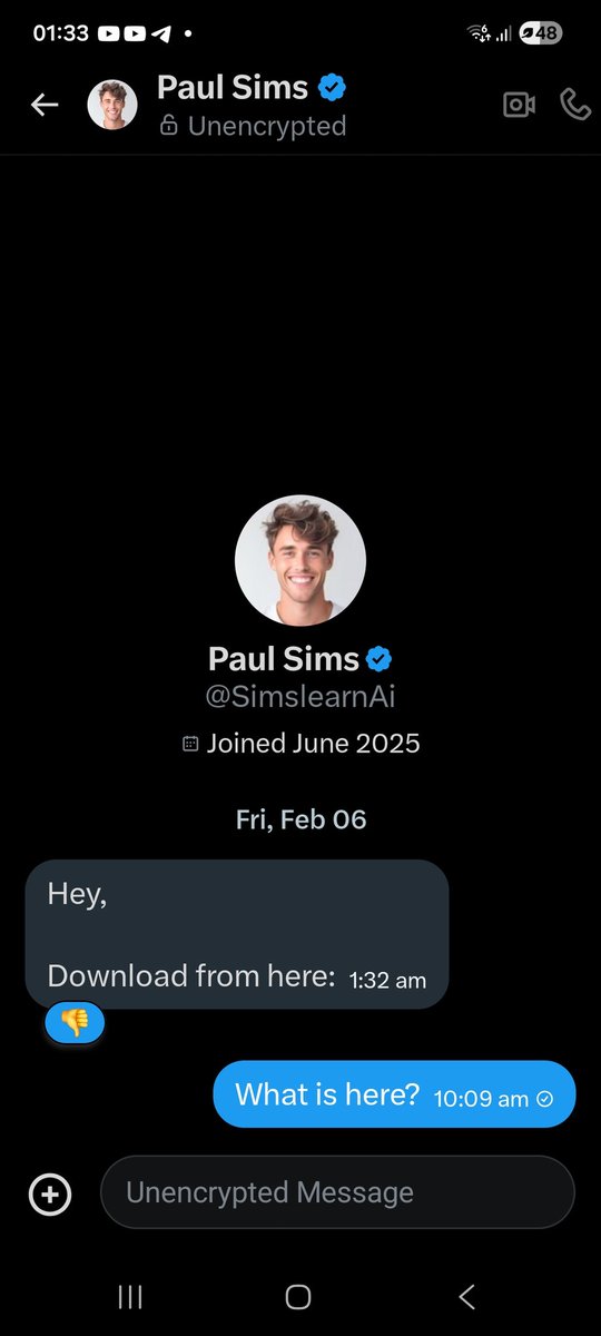 Shortcut_Ar's tweet photo. @SimslearnAi This is what you sent me.. 
I did not recieve anything.. https://t.co/ClUB4jLzIk