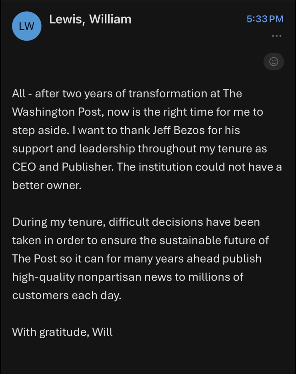 News: Will Lewis says he’s stepping aside