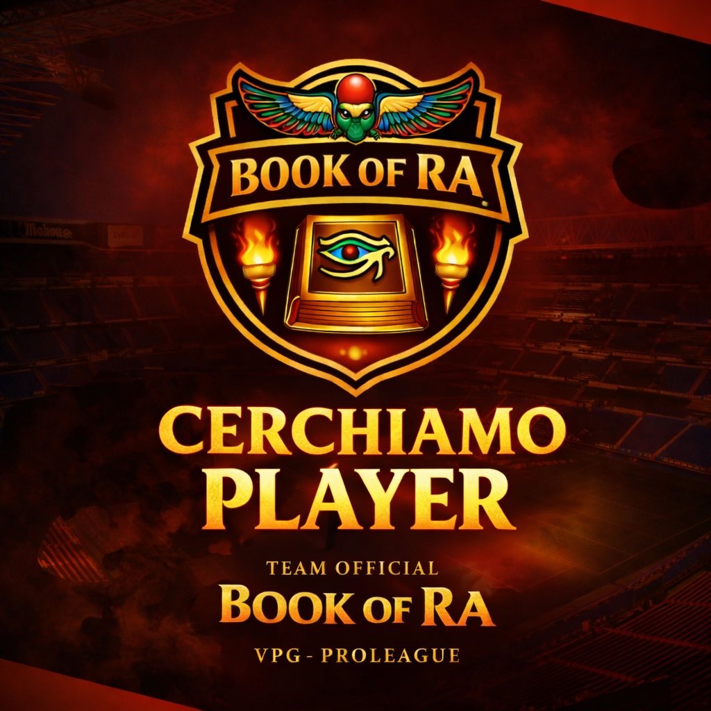 BookOfRaeSports's tweet photo. 🔎 Book of Ra FC cerca player

Modulo 3-5-2  
Ruoli: ED/ES • CCS/CCD • ATT

Per info ➜ DM 📩

#proclubita https://t.co/vVJIWYi08R