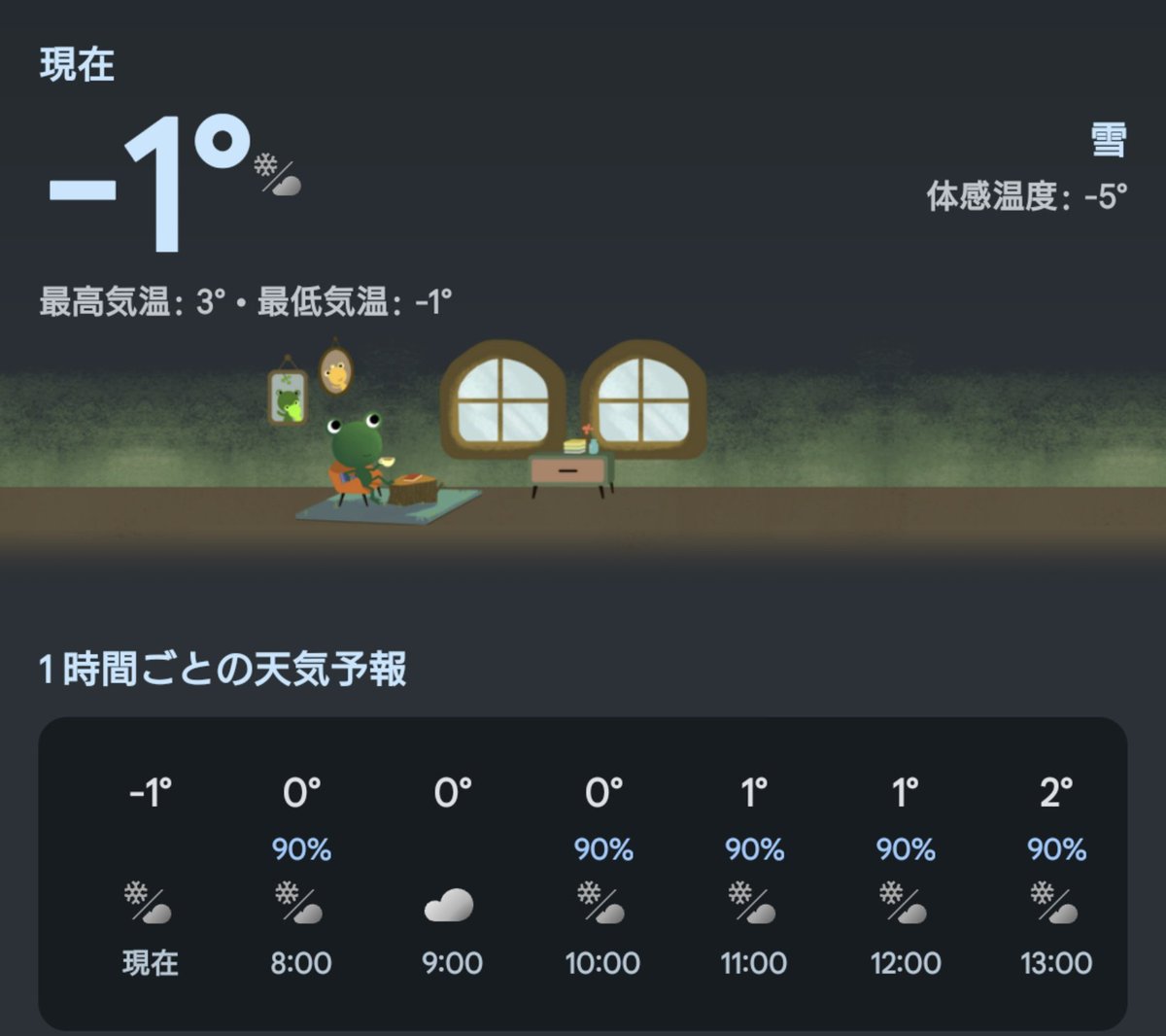 ogchyang's tweet photo. 気温マイナスっていつぶりよw
そして降り積もる雪よ、さっきより明らかに庭が白くなってる… https://t.co/60ufmoIF96