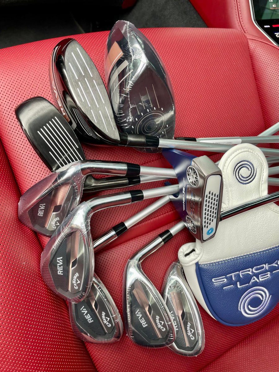 Callaway Reva entry-level golf set: 9 brand-new clubs including woods and irons, combining quality and performance for every swing. ⛳️🔥