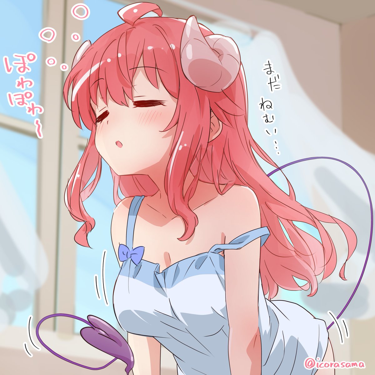 ぽわぽわ～
#まちカドまぞく #シャミ子
pixiv.net/artworks/14090…